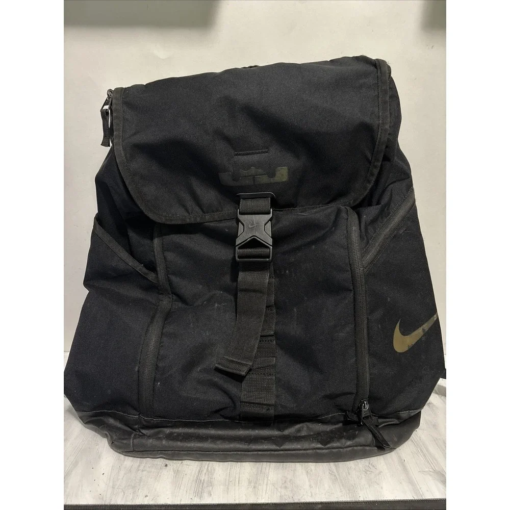 Nike LeBron James Max Air Ambassador Insulated Backpack Laptop Bag Black Mens